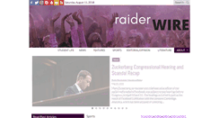 Desktop Screenshot of nfhsraiderwire.com